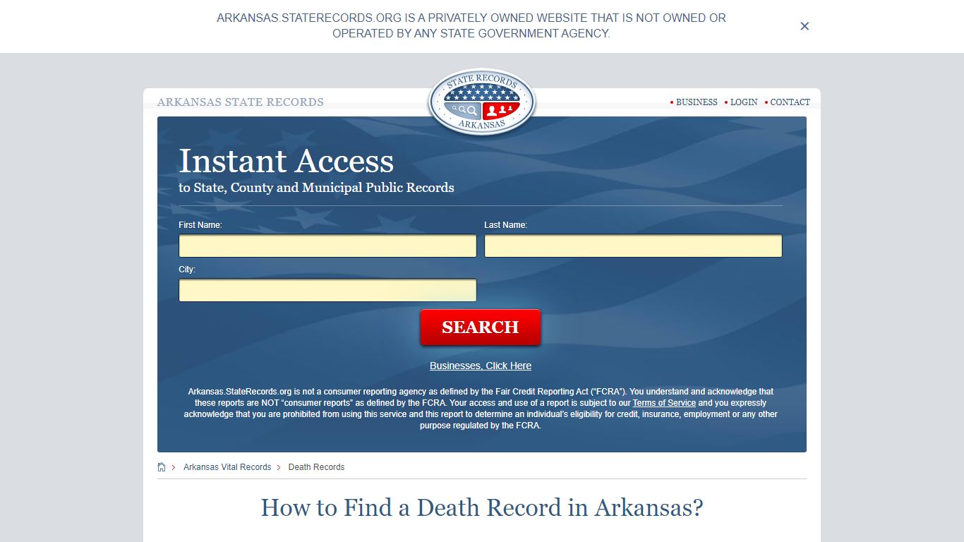 How to Find a Death Record in Arkansas? - State Records
